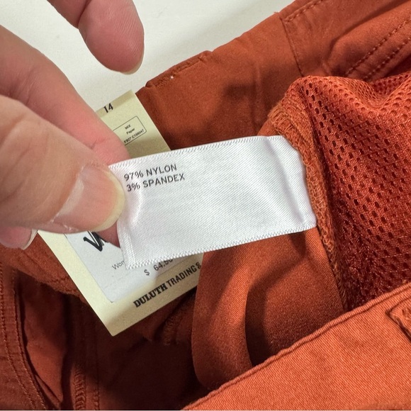 New Duluth Dry On The Fly Shorts Cargo Orange - Picture 3 of 8